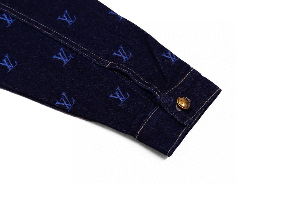 Louis Vuitton Embroidered Denim Jacket