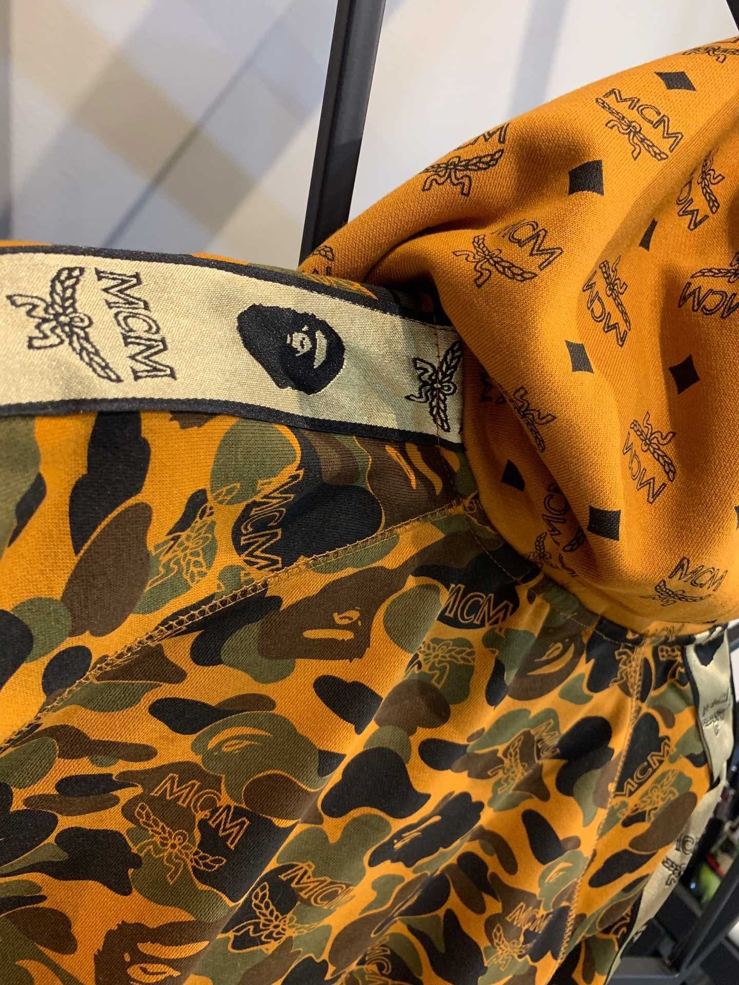 BAPE x MCM Limited Edition Camouflage Zipped Hoodie
