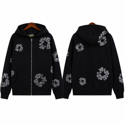 Denim Tears Zip Up Hoodie
