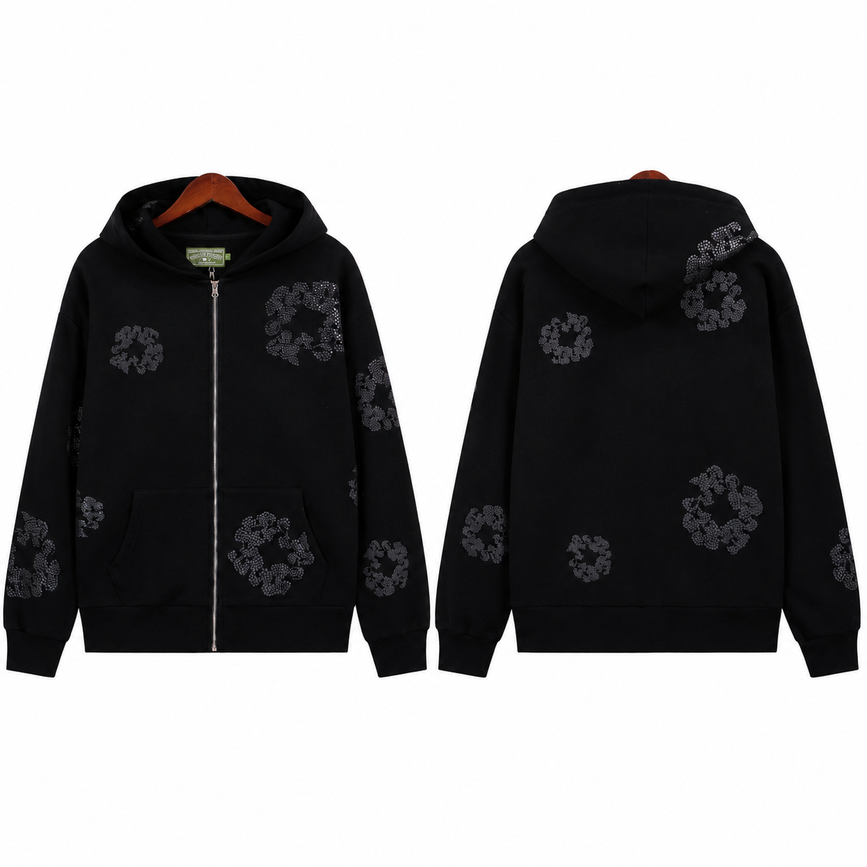 Denim Tears Zip Up Hoodie