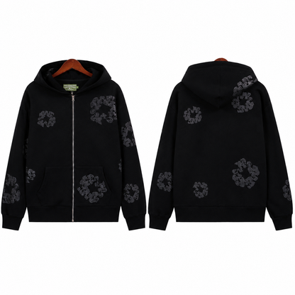 Denim Tears Zip Up Hoodie