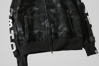 Bape x Nbhd Dark Skull Shark Hoodie