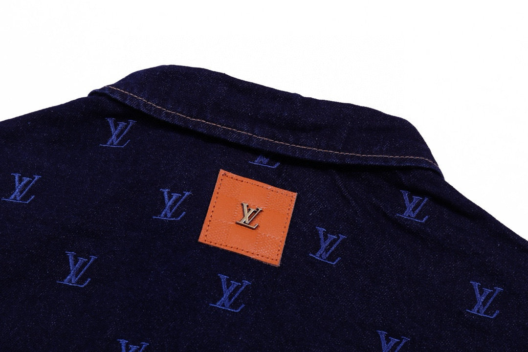 Louis Vuitton Embroidered Denim Jacket
