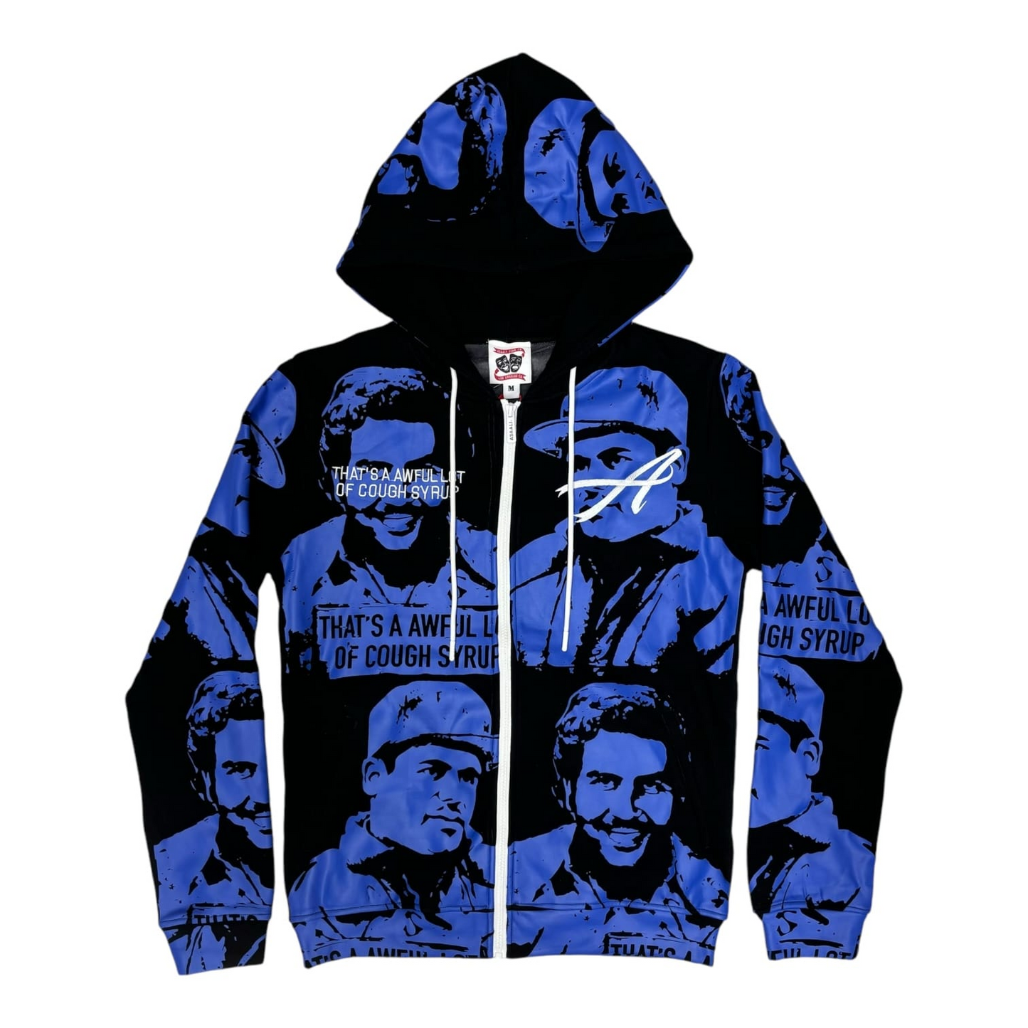Asaali x Awful Lot of Cough Syrup Zip Up Hoodie