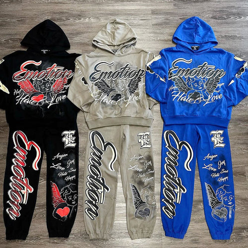 Mixed Emotion “Angel” Hoodie and Sweatpants Set