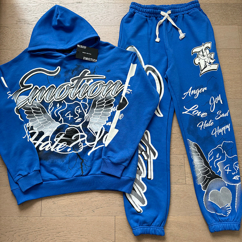 Mixed Emotion “Angel” Hoodie and Sweatpants Set