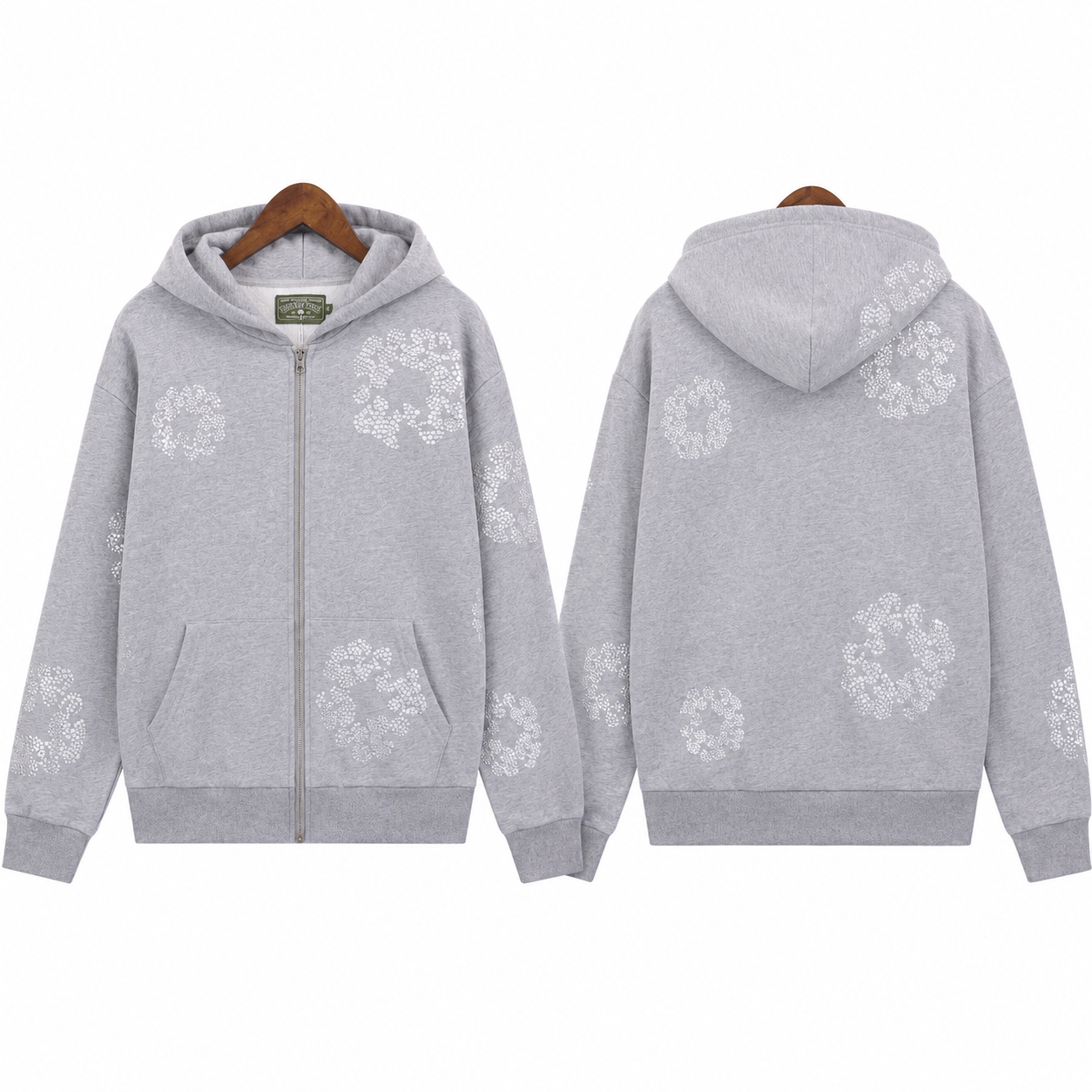 Denim Tears Zip Up Hoodie