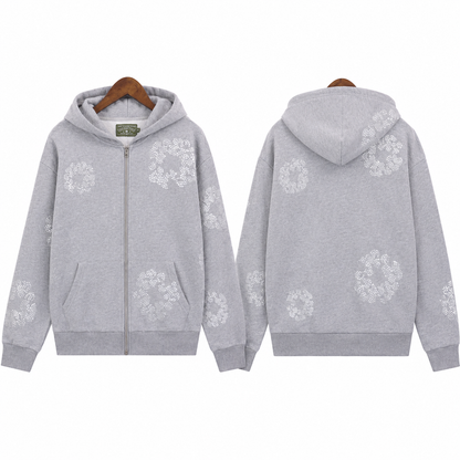 Denim Tears Zip Up Hoodie