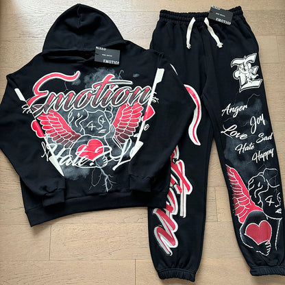 Mixed Emotion “Angel” Hoodie and Sweatpants Set