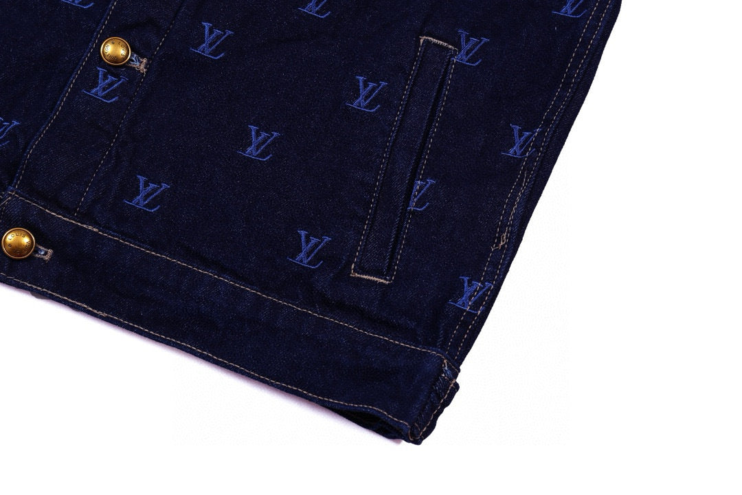 Louis Vuitton Embroidered Denim Jacket